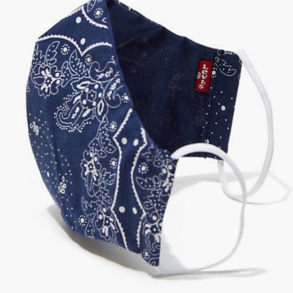 Levi's Other - Levis Face Mask Paisley Bandana Print Reversible